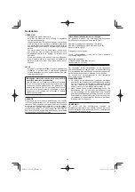 Preview for 56 page of HIKOKI C 1806DA Handling Instructions Manual