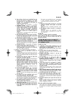 Preview for 167 page of HIKOKI C 1806DA Handling Instructions Manual