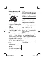 Preview for 174 page of HIKOKI C 1806DA Handling Instructions Manual