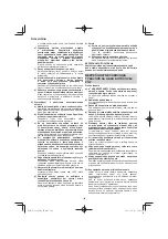 Preview for 186 page of HIKOKI C 1806DA Handling Instructions Manual