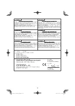 Preview for 235 page of HIKOKI C 1806DA Handling Instructions Manual