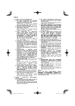 Preview for 176 page of HIKOKI C 3606DPA Handling Instructions Manual