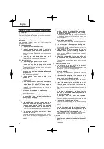 Preview for 4 page of HIKOKI C 7ST Handling Instructions Manual