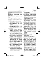 Preview for 75 page of HIKOKI CJ 90VAST2 Handling Instructions Manual