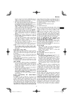 Preview for 41 page of HIKOKI CS 33EDP Handling Instructions Manual