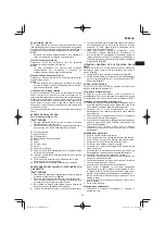 Preview for 43 page of HIKOKI CS 33EDP Handling Instructions Manual