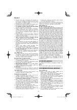 Preview for 58 page of HIKOKI CS 33EDP Handling Instructions Manual