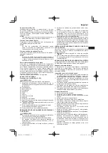 Preview for 63 page of HIKOKI CS 33EDP Handling Instructions Manual