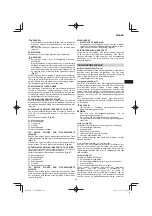 Preview for 89 page of HIKOKI CS 33EDP Handling Instructions Manual