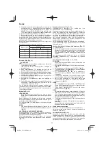 Preview for 96 page of HIKOKI CS 33EDP Handling Instructions Manual