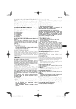 Preview for 107 page of HIKOKI CS 33EDP Handling Instructions Manual