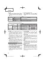 Preview for 20 page of HIKOKI DB 3DL2 Handling Instructions Manual