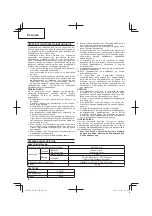 Preview for 24 page of HIKOKI DB 3DL2 Handling Instructions Manual