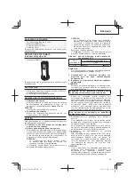 Preview for 25 page of HIKOKI DB 3DL2 Handling Instructions Manual