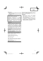 Preview for 35 page of HIKOKI DB 3DL2 Handling Instructions Manual