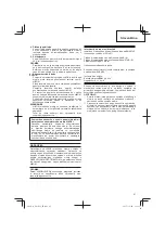 Preview for 67 page of HIKOKI DB 3DL2 Handling Instructions Manual