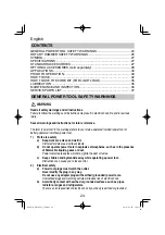 Preview for 24 page of HIKOKI DH 24PG2 Handling Instructions Manual