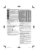 Preview for 34 page of HIKOKI DH 24PMH Handling Instructions Manual