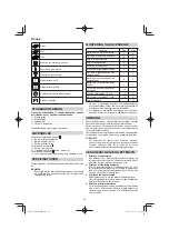 Preview for 38 page of HIKOKI DH 24PMH Handling Instructions Manual