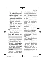 Preview for 49 page of HIKOKI DH 24PMH Handling Instructions Manual