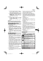 Preview for 57 page of HIKOKI DH 24PMH Handling Instructions Manual