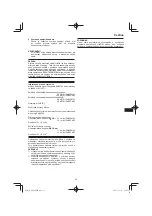 Preview for 63 page of HIKOKI DH 24PMH Handling Instructions Manual