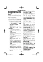 Preview for 68 page of HIKOKI DH 24PMH Handling Instructions Manual