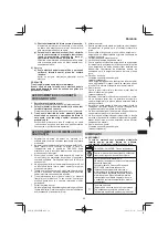 Preview for 69 page of HIKOKI DH 24PMH Handling Instructions Manual