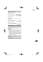 Preview for 91 page of HIKOKI DH 24PMH Handling Instructions Manual