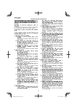 Preview for 26 page of HIKOKI DH 28PC Handling Instructions Manual