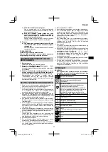 Preview for 35 page of HIKOKI DH 28PC Handling Instructions Manual