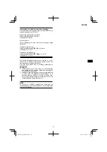 Preview for 41 page of HIKOKI DH 28PC Handling Instructions Manual