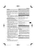 Preview for 49 page of HIKOKI DH 28PC Handling Instructions Manual