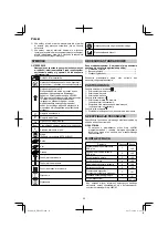 Preview for 52 page of HIKOKI DH 28PC Handling Instructions Manual