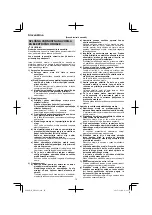 Preview for 70 page of HIKOKI DH 28PC Handling Instructions Manual