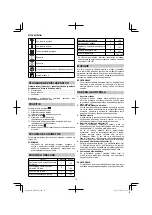 Preview for 76 page of HIKOKI DH 28PC Handling Instructions Manual