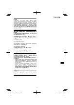 Preview for 77 page of HIKOKI DH 28PC Handling Instructions Manual