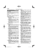 Preview for 82 page of HIKOKI DH 28PC Handling Instructions Manual