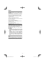 Preview for 24 page of HIKOKI DH 28PEC Handling Instructions Manual