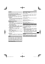 Preview for 83 page of HIKOKI DH 28PEC Handling Instructions Manual