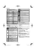 Preview for 38 page of HIKOKI DH 40MC Handling Instructions Manual