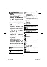 Preview for 3 page of HIKOKI DH 45ME Handling Instructions Manual