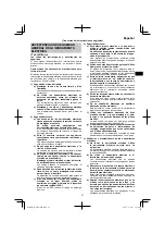 Preview for 27 page of HIKOKI DH 45ME Handling Instructions Manual