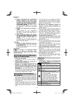 Preview for 28 page of HIKOKI DH 45ME Handling Instructions Manual