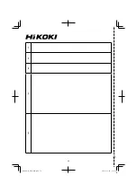 Preview for 50 page of HIKOKI DH 45ME Handling Instructions Manual