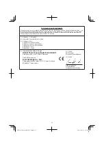 Preview for 15 page of HIKOKI DH 52MA Handling Instructions Manual