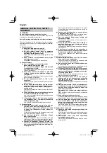 Preview for 6 page of HIKOKI DH12DD Handling Instructions Manual