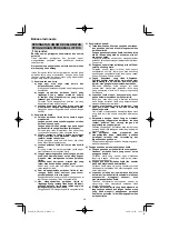 Preview for 48 page of HIKOKI DH12DD Handling Instructions Manual