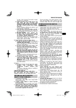 Preview for 49 page of HIKOKI DH12DD Handling Instructions Manual