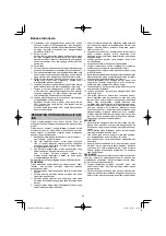 Preview for 50 page of HIKOKI DH12DD Handling Instructions Manual